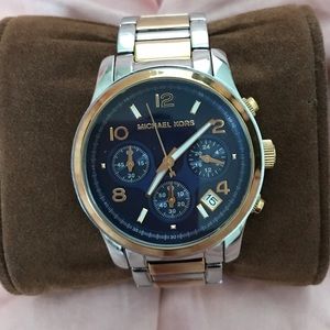 Two toned Michael Kors watch